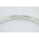 Large 7.75" Tiffany & Co 1837 Oval Bangle Bracelet in Sterling Silver-3