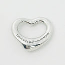 Tiffany Elsa Peretti Mini Small Open Heart Pendant Charm in Sterling Silver-1