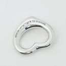 Tiffany Elsa Peretti Mini Small Open Heart Pendant Charm in Sterling Silver-2