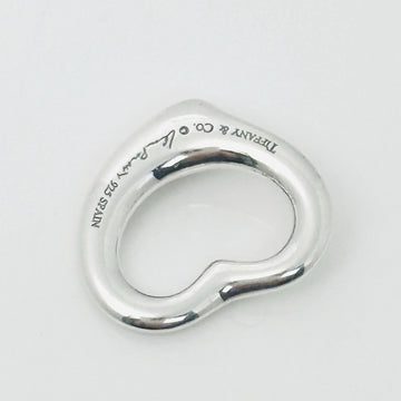 Tiffany Elsa Peretti Mini Small Open Heart Pendant Charm in Sterling Silver - 0