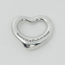 Tiffany Elsa Peretti Mini Small Open Heart Pendant Charm in Sterling Silver-4