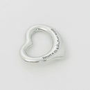 Tiffany Elsa Peretti Mini Small Open Heart Pendant Charm in Sterling Silver-5