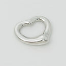 Tiffany Elsa Peretti Mini Small Open Heart Pendant Charm in Sterling Silver-6