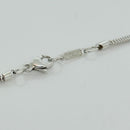 34" Tiffany & Co Sterling Silver Men's Unisex Snake Chain Necklace-3