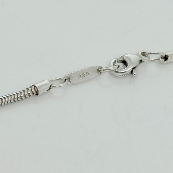 34" Tiffany & Co Sterling Silver Men's Unisex Snake Chain Necklace