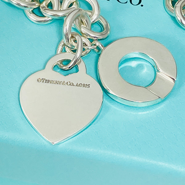 16.5" Please Return to Tiffany & Co Heart Tag Toggle Necklace in Silver - 4