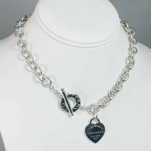 16.5" Please Return to Tiffany & Co Heart Tag Toggle Necklace in Silver - 2