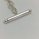 18" Please Return to Tiffany & Co Heart Tag Toggle Necklace in Silver-5