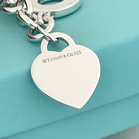 Return To Tiffany Heart Tag Toggle Necklace in Sterling Silver - 0