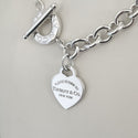Return To Tiffany Heart Tag Toggle Necklace in Sterling Silver - 6