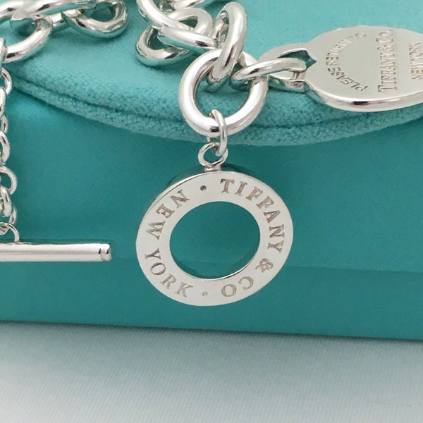 18" Please Return to Tiffany & Co Heart Tag Toggle Necklace, New Version - 4