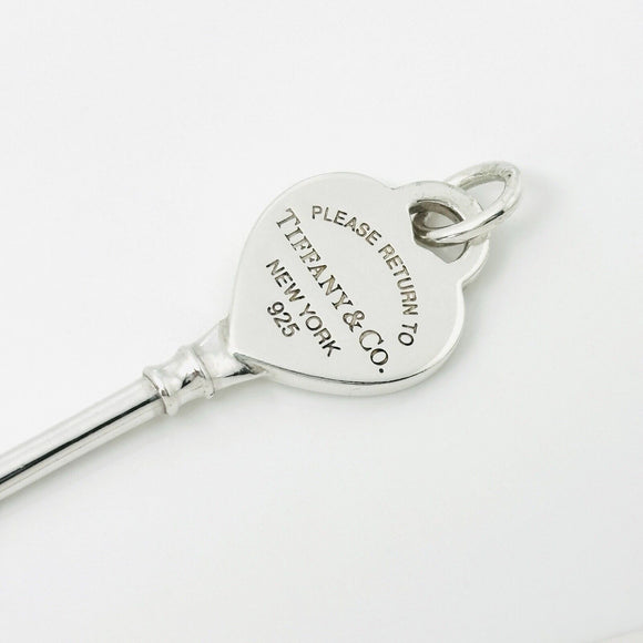 Return to Tiffany Heart Key Pendant in Sterling Silver