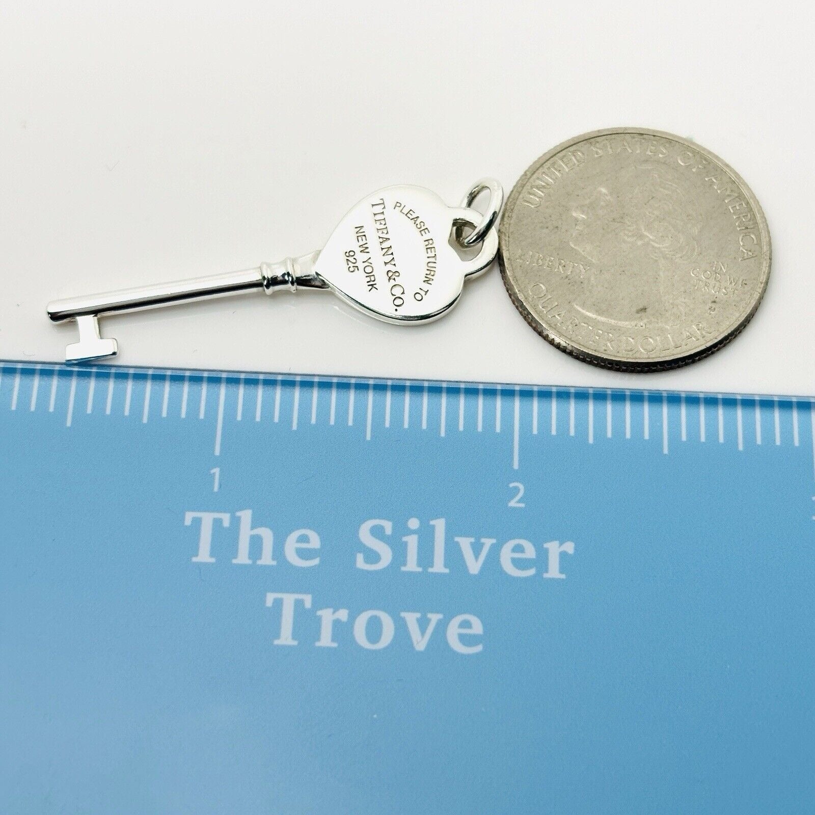 Return to Tiffany Heart Key Pendant in Sterling Silver