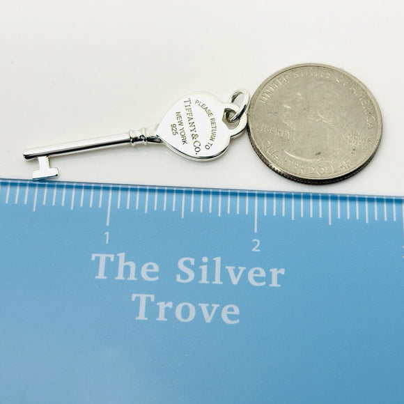 Return to Tiffany Heart Key Pendant in Sterling Silver