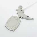 Tiffany Bird on Diamond Rock Christmas Holiday Ornament in Metal-2