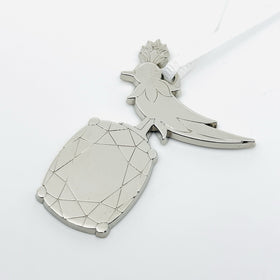 Tiffany Bird on Diamond Rock Christmas Holiday Ornament in Metal - 0