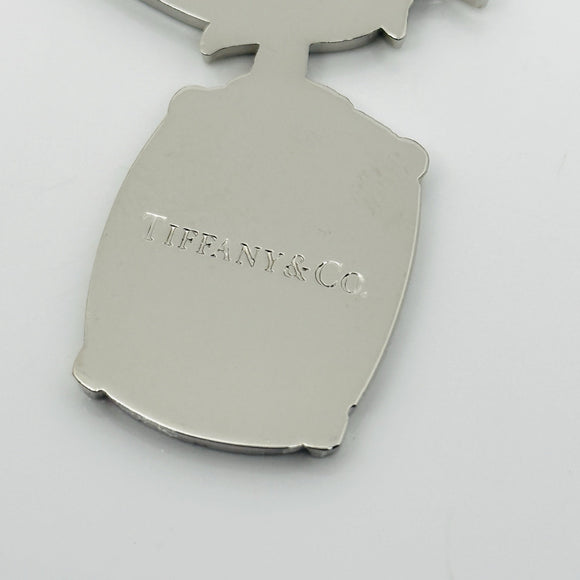 Tiffany Bird on Diamond Rock Christmas Holiday Ornament in Metal