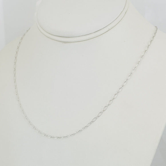 30" RARE Tiffany & Co Oval Link Chain Necklace in Sterling Silver AUTHENTIC