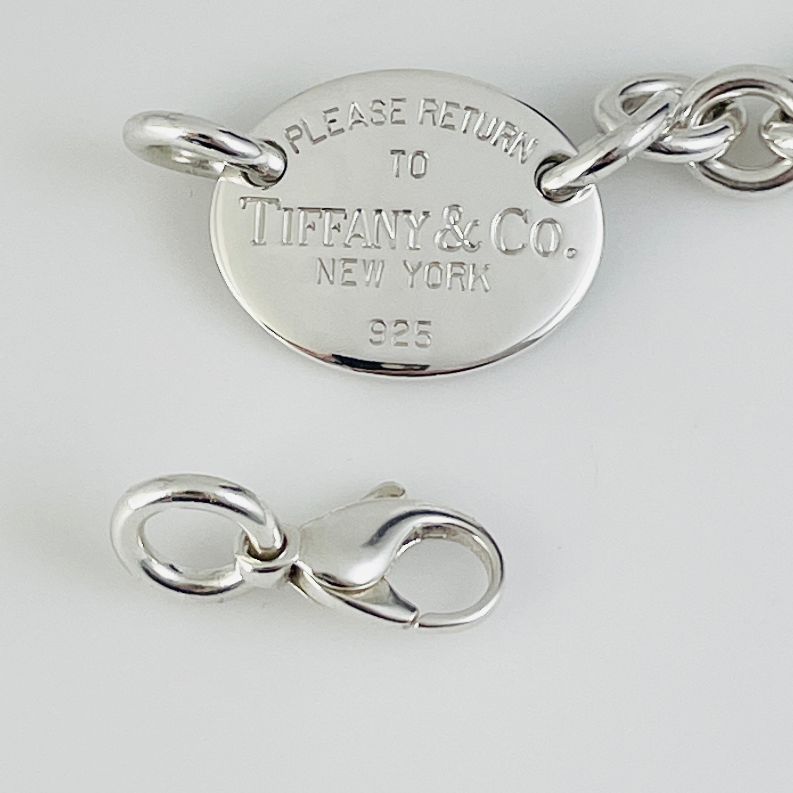 Replacement Lobster Clasp for Return to Tiffany Oval Tag Choker Necklace