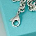 15.5" Return To Tiffany Oval Tag Choker Pendant Necklace in Sterling Silver - 6