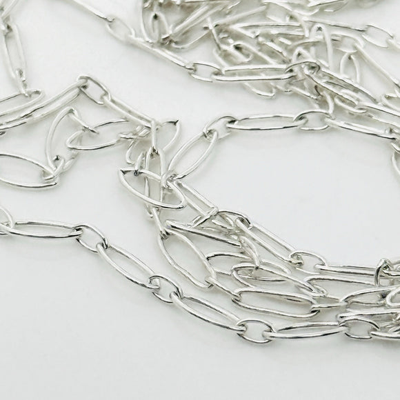 34" Tiffany & Co Large Oval Link Necklace in Sterling Silver AUTHENTIC