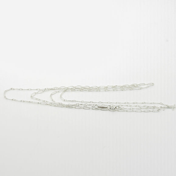 34" Tiffany & Co Large Oval Link Necklace in Sterling Silver AUTHENTIC