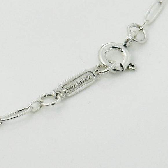 34" Tiffany & Co Large Oval Link Necklace in Sterling Silver AUTHENTIC