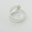 Size 6.5 Tiffany Out of Retirement Loop Ring in Sterling Silver Chunky Statement-5