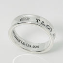 Size 11 Tiffany & Co 1837 Ring Concave in 925 Sterling Silver Mens Unisex-6