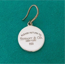 Return to Tiffany Round Drop Hook Earring, 1 replacement Earring-1