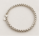 7.75" Tiffany Venetian Link Bracelet in Sterling Silver Mens Unisex-1