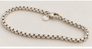 7.75" Tiffany Venetian Link Bracelet in Sterling Silver Mens Unisex-3