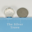 Size 6.5 Tiffany & Co 1837 Ring Concave Wide Band in Sterling Silver-6