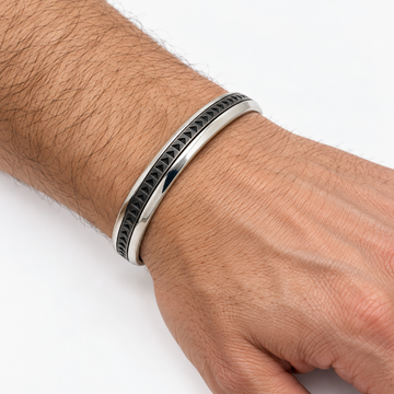 Tiffany & Co Black Caliper Cuff Bracelet in Titanium Mens Unisex Paloma Picasso - 0