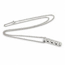 22" Tiffany Groove Pendant Necklace Chain / Paloma Picasso in Silver Mens Unisex-2