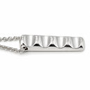 22" Tiffany Groove Pendant Necklace Chain / Paloma Picasso in Silver Mens Unisex-3