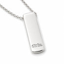 22" Tiffany Groove Pendant Necklace Chain / Paloma Picasso in Silver Mens Unisex-4
