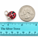 RARE Tiffany & Co Ladybug Charm or Pendant in Red Enamel and Sterling Silver-6