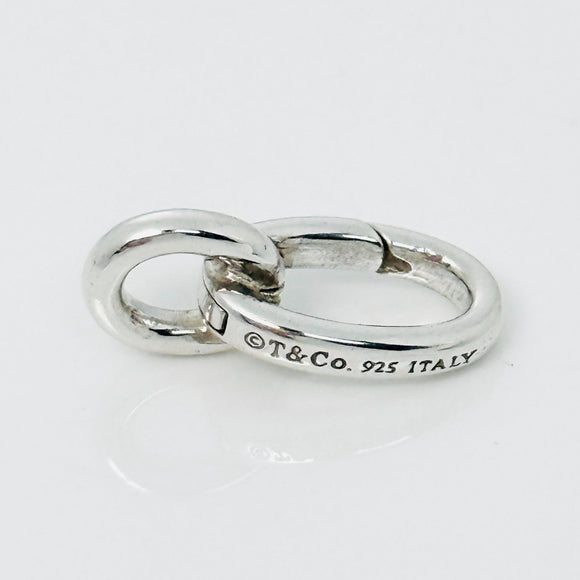 Tiffany Oval Clasping Link Jump Ring Charm or Bracelet Necklace Extender Length