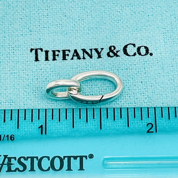 Tiffany Oval Clasping Link Jump Ring Charm or Bracelet Necklace Extender Length