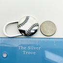 Tiffany & Co Baseball Sports Theme Key Ring KeyChain in Sterling Silver-8