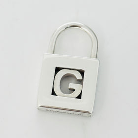 Tiffany & Co. Letter G Alphabet Initial Padlock Charm Pendant in Sterling Silver