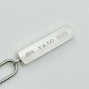 Tiffany & Co. 1837 Bar Dog Tag Pendant 18" Necklace Silver Snake Chain-3