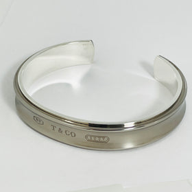 Tiffany & Co 1837 Cuff Bracelet in Sterling Silver and Titanium