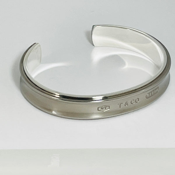Tiffany & Co 1837 Cuff Bracelet in Sterling Silver and Titanium - 2