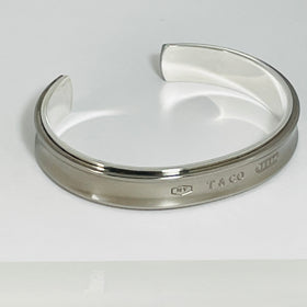 Tiffany & Co 1837 Cuff Bracelet in Sterling Silver and Titanium - 0