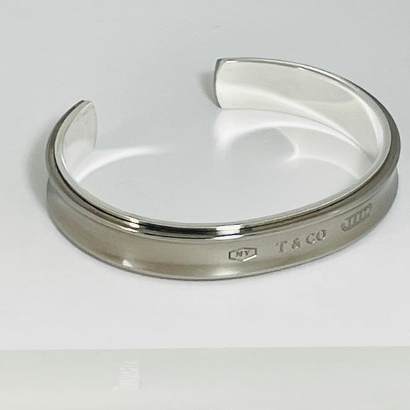 Tiffany & Co 1837 Cuff Bracelet in Sterling Silver and Titanium