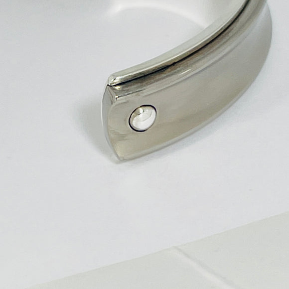 Tiffany & Co 1837 Cuff Bracelet in Sterling Silver and Titanium