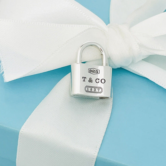 Tiffany 1837 Padlock Lock Charm Pendant in Sterling Silver