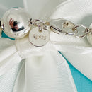 18.25" Tiffany HardWear Bead Ball Necklace 10mm Beads in Sterling Silver-4
